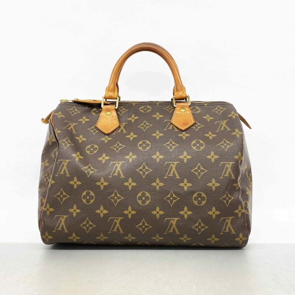 Louis Vuitton Monogram Speedy 30 Handbag M41108 Brown Women's - Picture 12 of 12